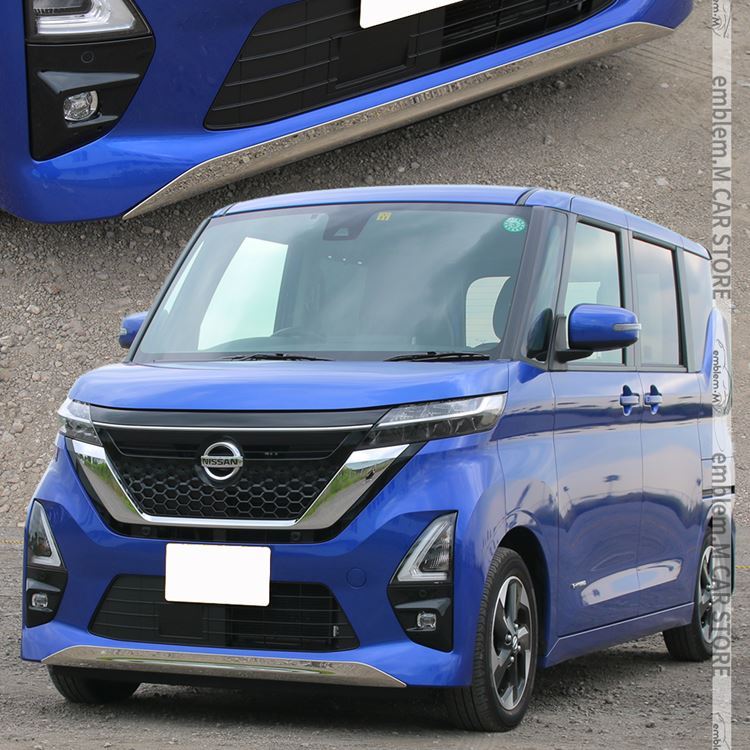 日産 ルークス B4系 パーツ フロントバンパーガーニッシュ 1P 新型 NISSAN ROOX ハイウェイスター専用 : car-n-rx-1502  : MKCORPORATION - 通販 - Yahoo!ショッピング