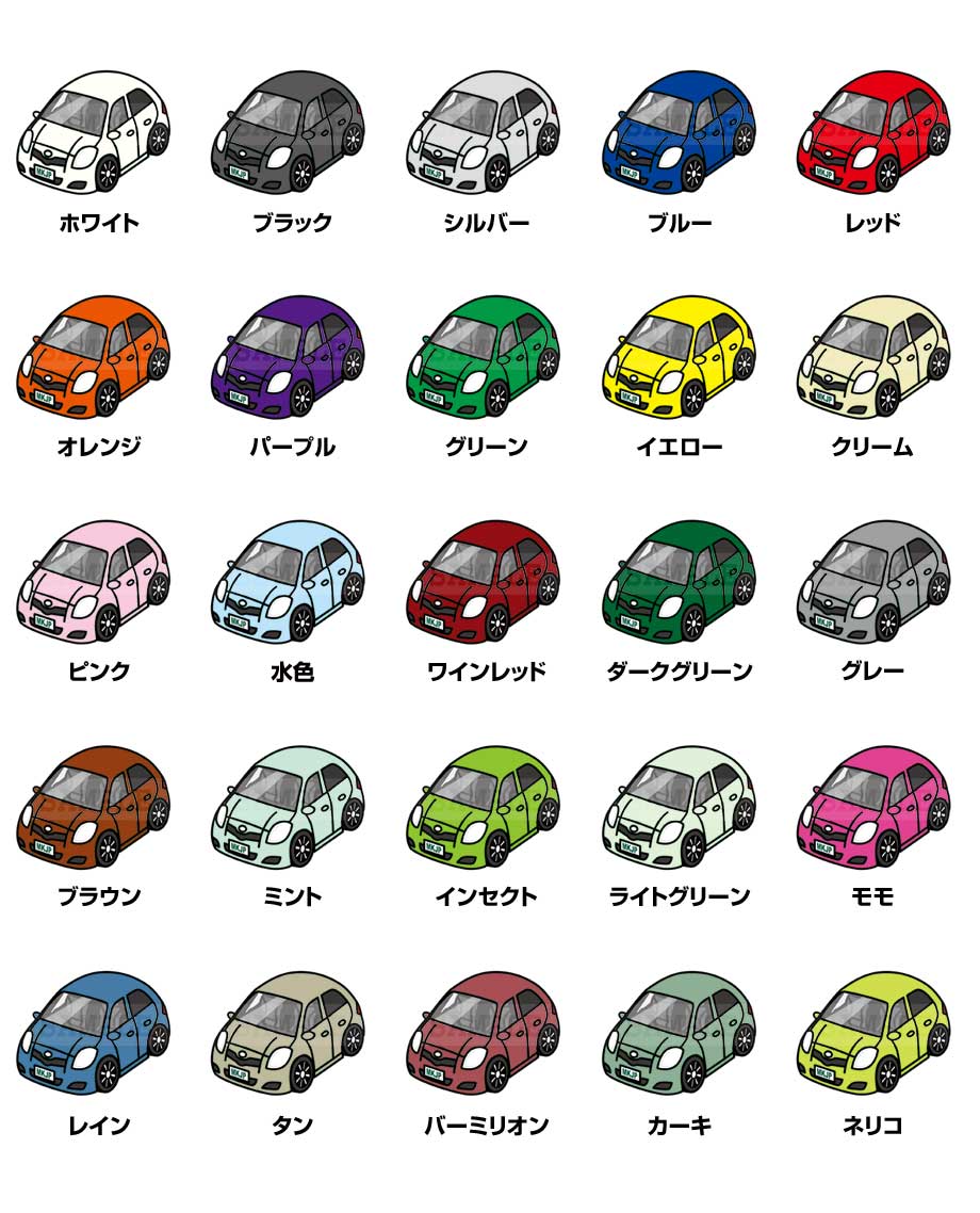 MKJP イラストA5 フレーム付き トヨタ ヴィッツ SCP90 ゆう