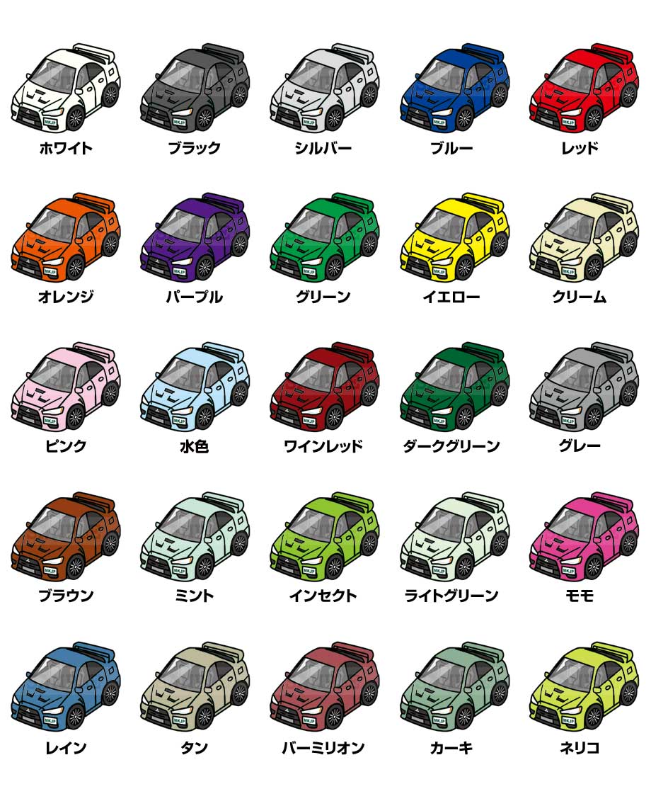 MKJP BABY IN CARステッカー 2枚入り ミツビシ ランエボX CZ4A