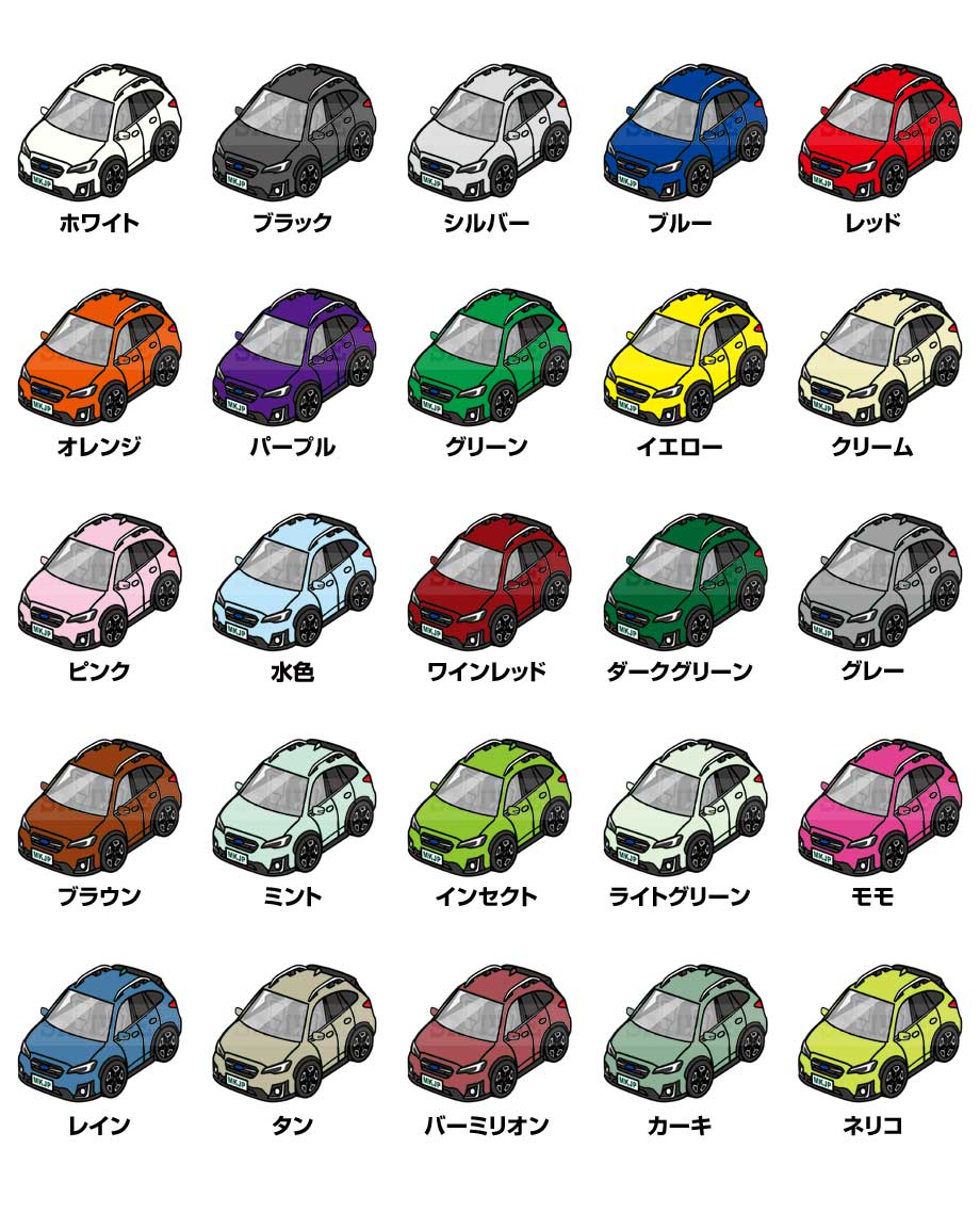 MKJP お先にどうぞステッカー 2枚入り スバル XV GT7 ゆうメール