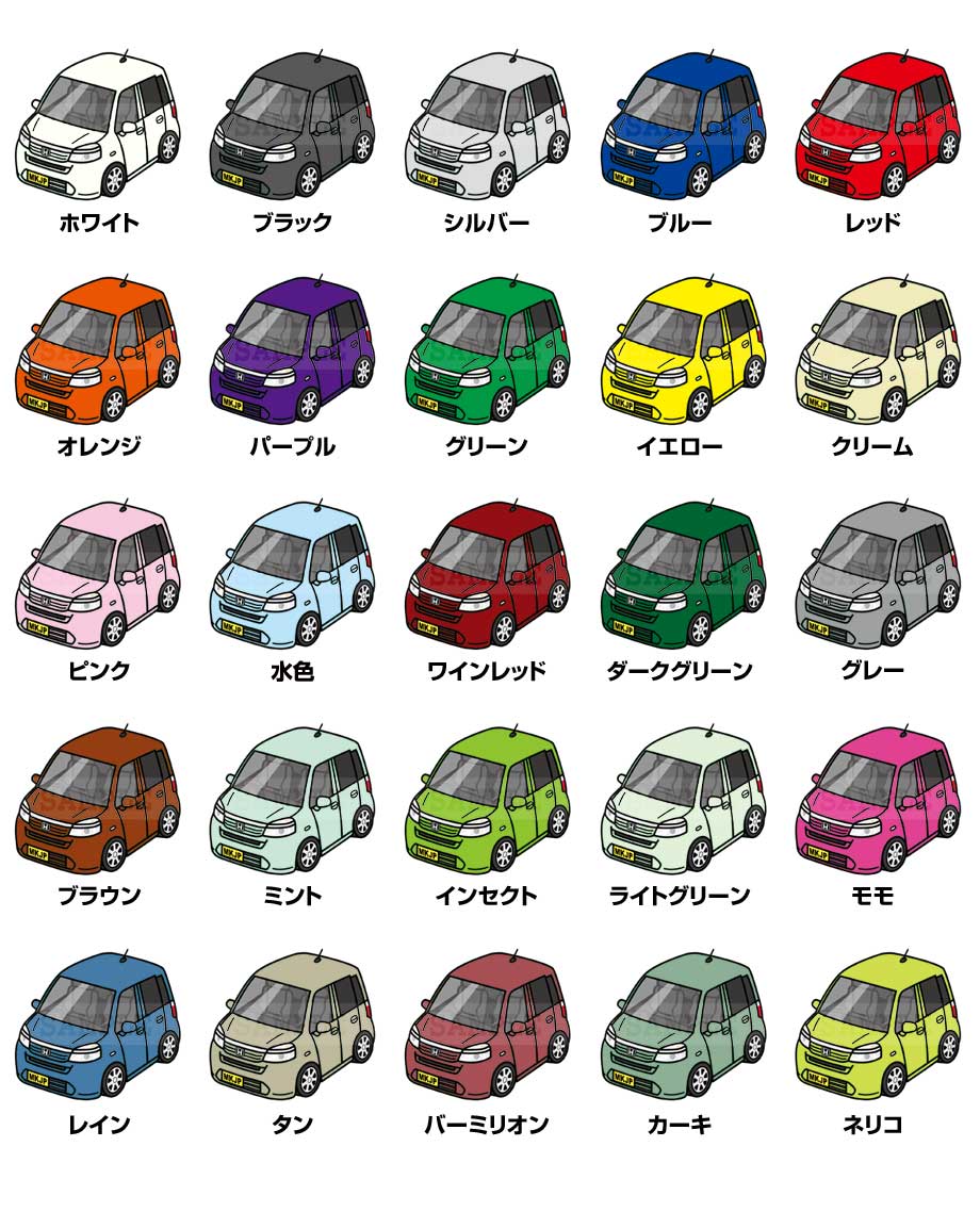 MKJP イラストA5 フレーム付き ホンダ ライフ JC1 後期 ゆうメール送料