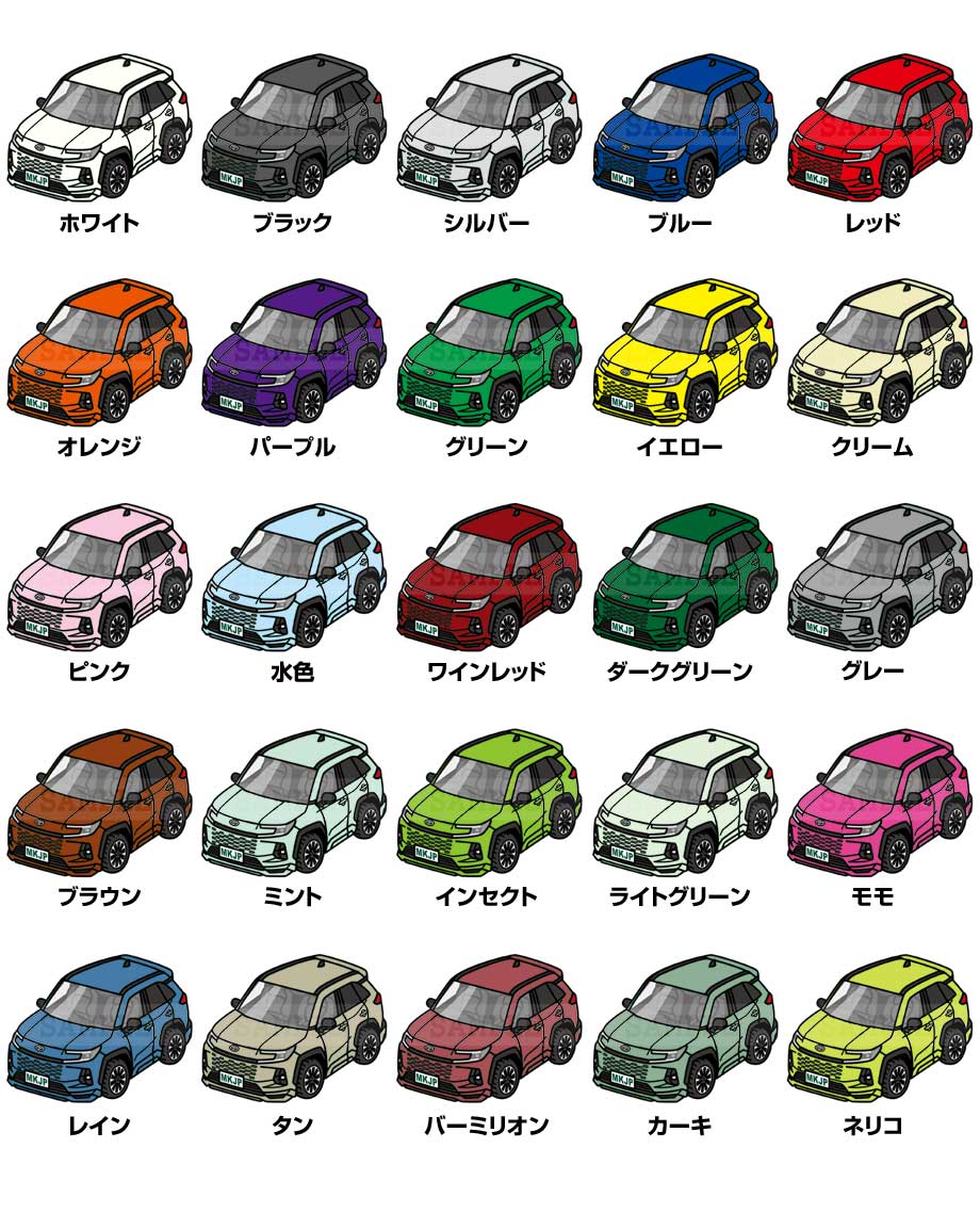MKJP イラストA5 フレーム付き トヨタ RAV4 モデリスタ AXAP64／AXAN64