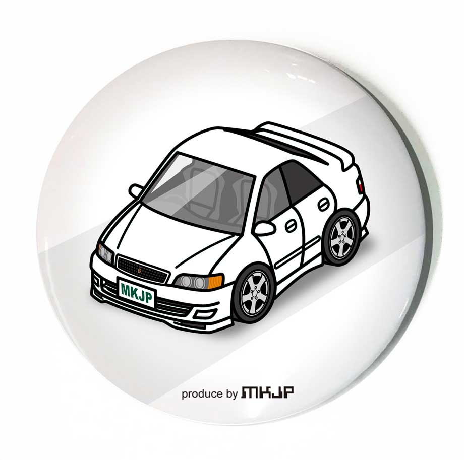 缶バッジ キーホルダー 丸型 31mm 54mm 車 車好き チェイサー ツアラー