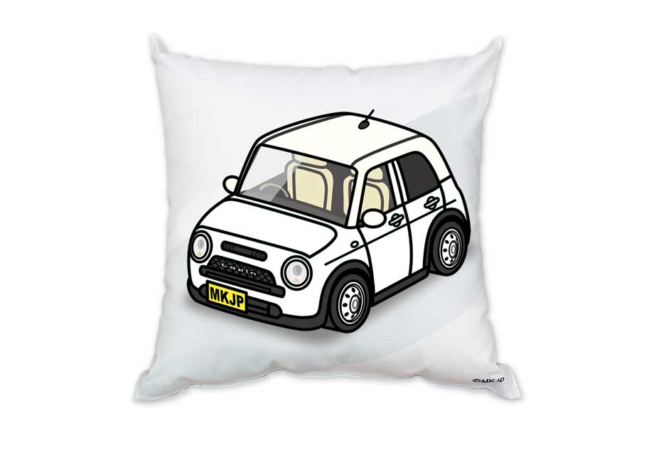 クッション 車好き プレゼント 車 誕生日 男性 腰痛 スズキ ラパン LC