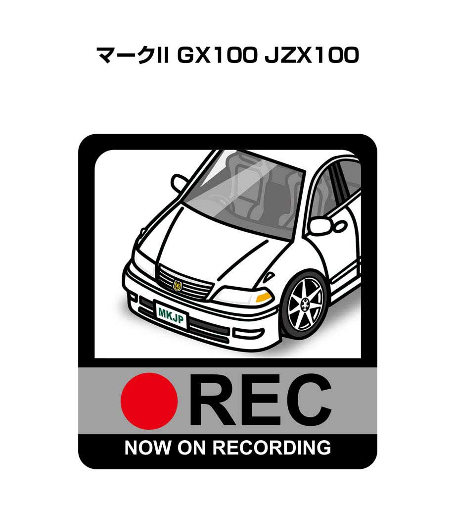 MKJP ドラレコステッカー 2枚入り トヨタ マークII GX100 JZX100 ゆうメール送料無料 : dr-sticker-0224 :  ドレスアップパーツショップMKJP - 通販 - Yahoo!ショッピング