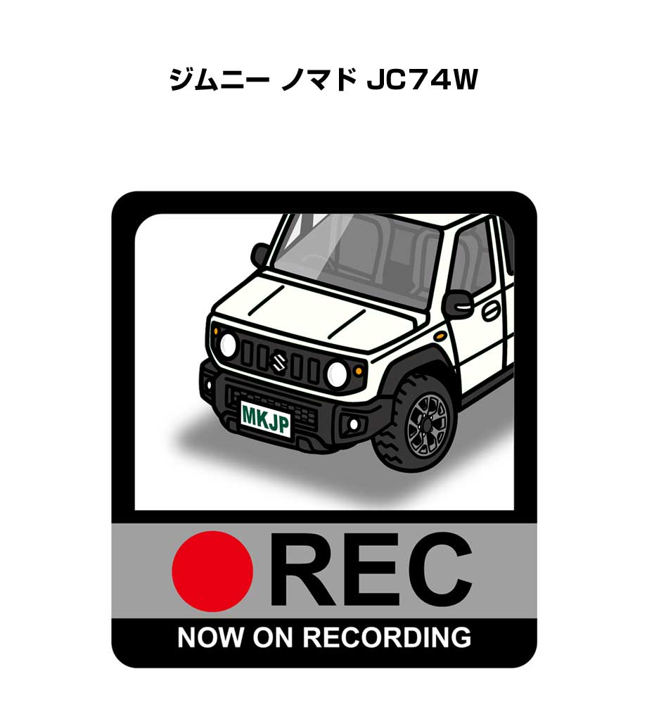 MKJP イラストA5 フレーム付き スズキ ジムニー ノマド JC74W ゆう