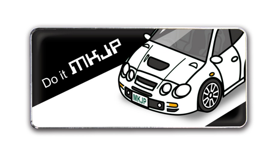 MKJP 車種別エンブレム 2個入り H25mm×W55mm トヨタ セリカ GT-FOUR