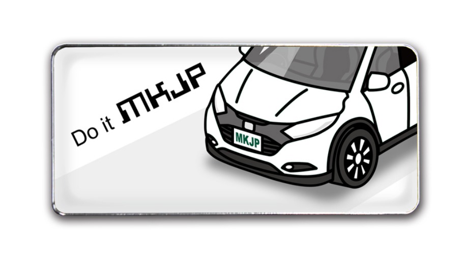 MKJP 車種別エンブレム 2個入り H25mm×W55mm ホンダ ヴェゼル RU3 ゆう
