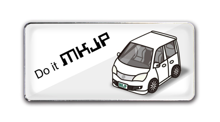 MKJP 車種別エンブレム 2個入り H25mm×W55mm スズキ ソリオ MA15S ゆう