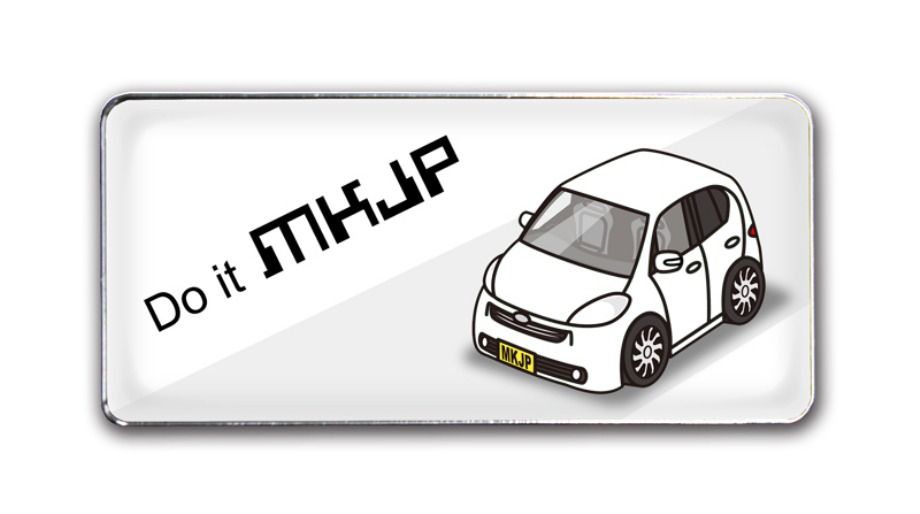 MKJP 車種別エンブレム 2個入り H25mm×W55mm ダイハツ ソニカ L405S
