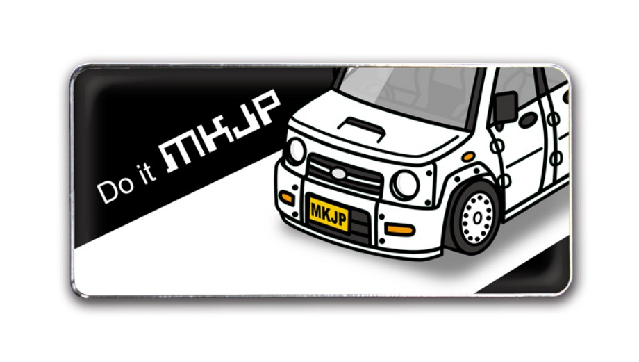 MKJP 車種別エンブレム 2個入り H25mm×W55mm ダイハツ ネイキッド L750 