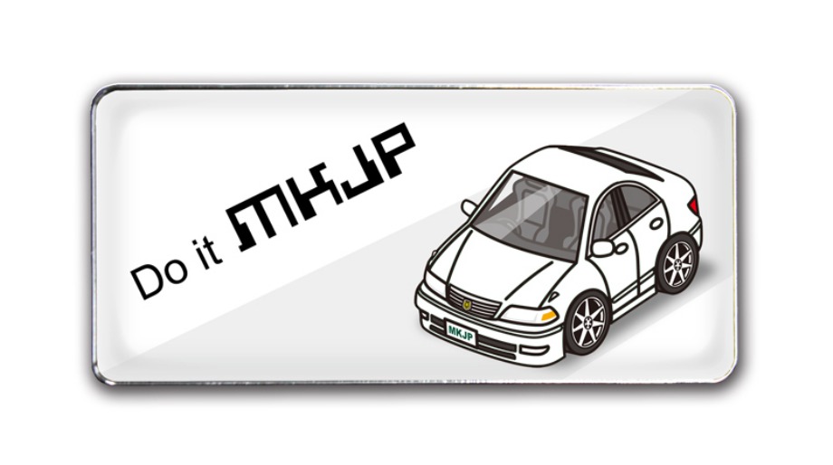 MKJP 車種別エンブレム 2個入り H25mm×W55mm トヨタ マークII GX100