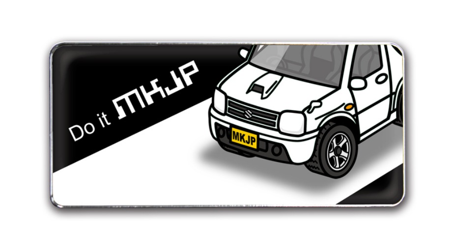 MKJP 車種別エンブレム 2個入り H25mm×W55mm スズキ ジムニー JB23