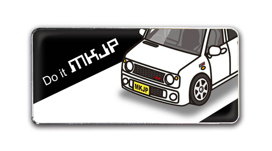MKJP 車種別エンブレム 2個入り H25mm×W55mm スズキ ラパン SS HE21