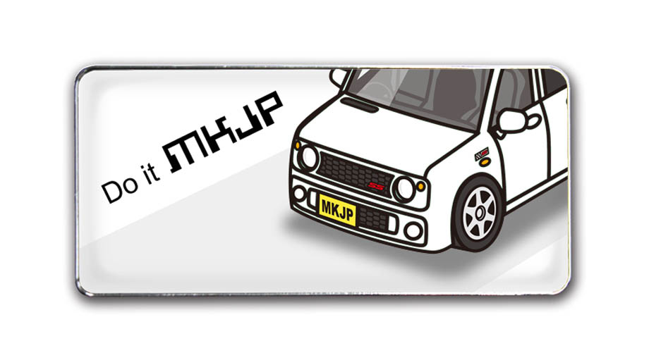 MKJP 車種別エンブレム 2個入り H25mm×W55mm スズキ ラパン SS HE21