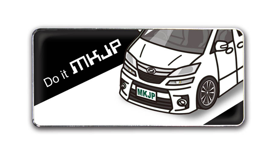MKJP 車種別エンブレム 2個入り H25mm×W55mm トヨタ ヴェル