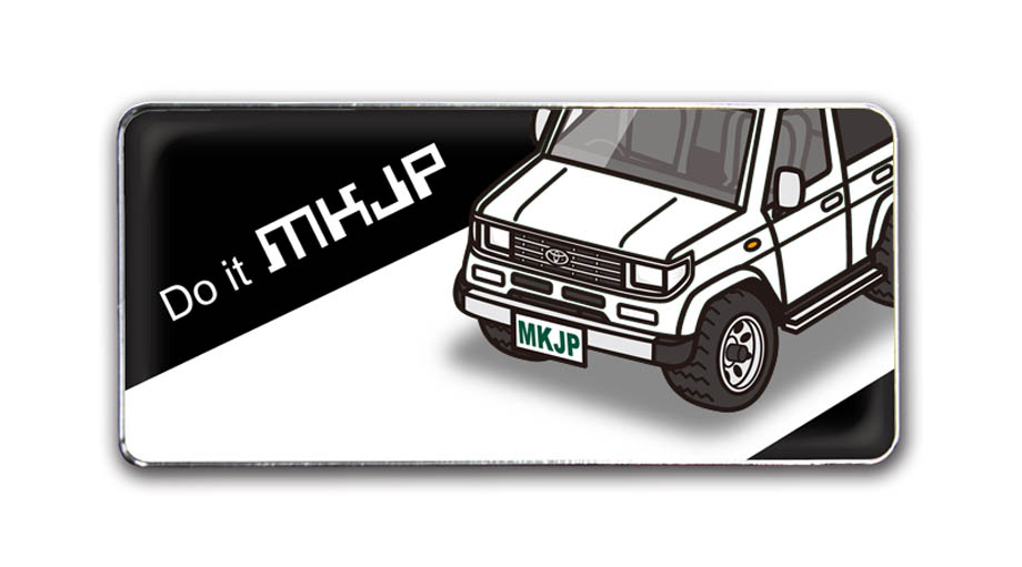 MKJP 車種別エンブレム 2個入り H25mm×W55mm トヨタ ランドクルーザー