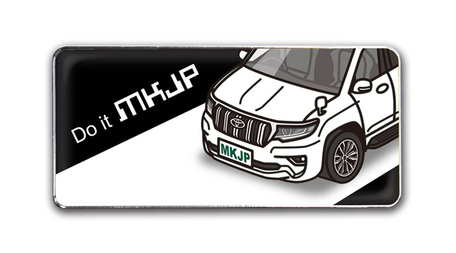 MKJP 車種別エンブレム 2個入り H25mm×W55mm トヨタ ランドクルーザー
