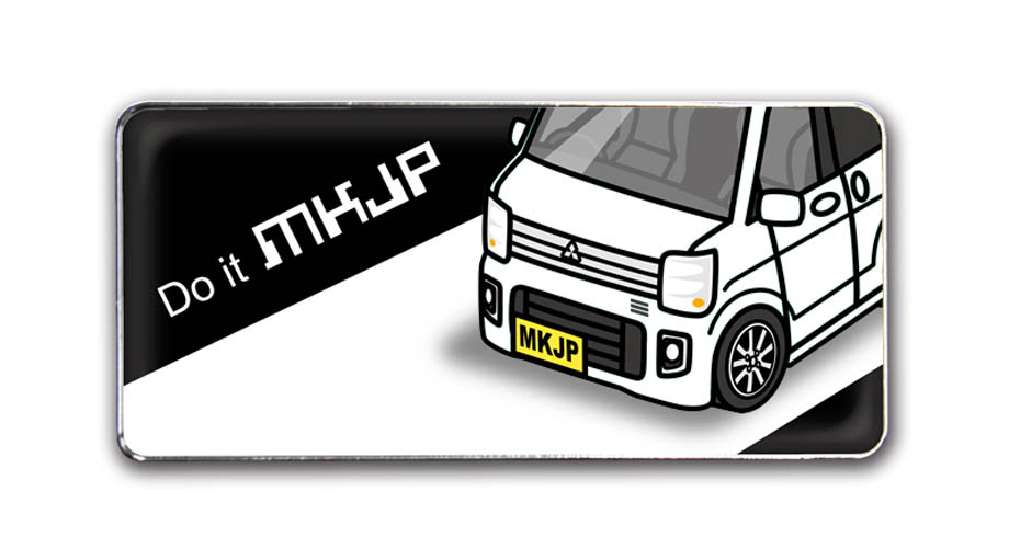 MKJP 車種別エンブレム 2個入り H25mm×W55mm ミツビシ タウンボックス