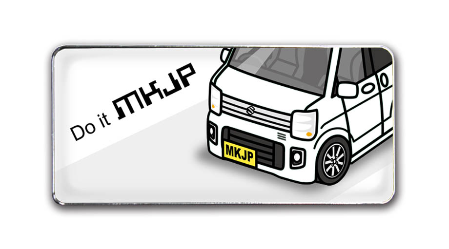 MKJP 車種別エンブレム 2個入り H25mm×W55mm スズキ エブリイワゴン