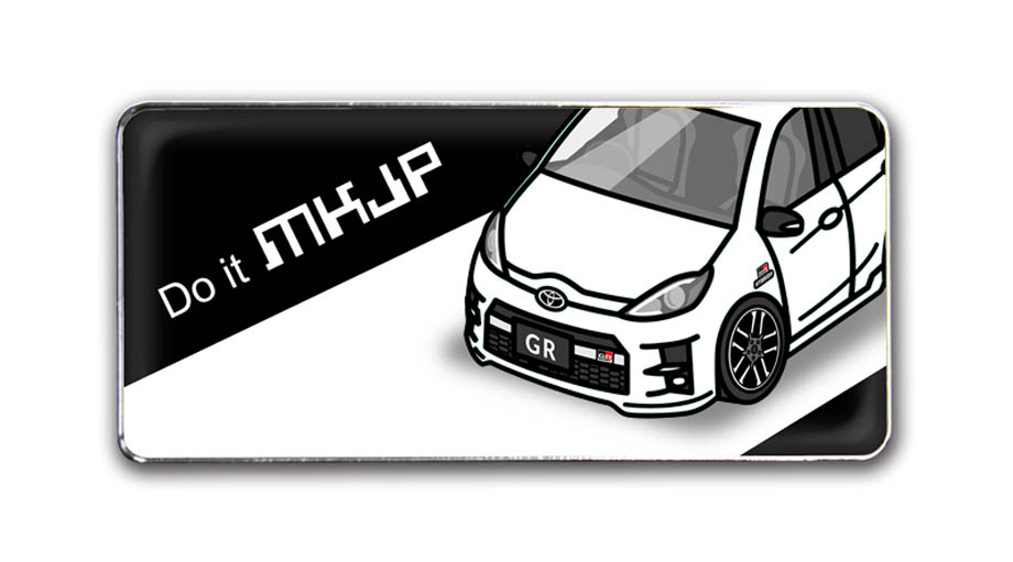 第2回トヨタカップ決勝のエンブレム ワッペン MKJP 車種別エンブレム 2個入り H25mm×W55mm トヨタ アクア GR