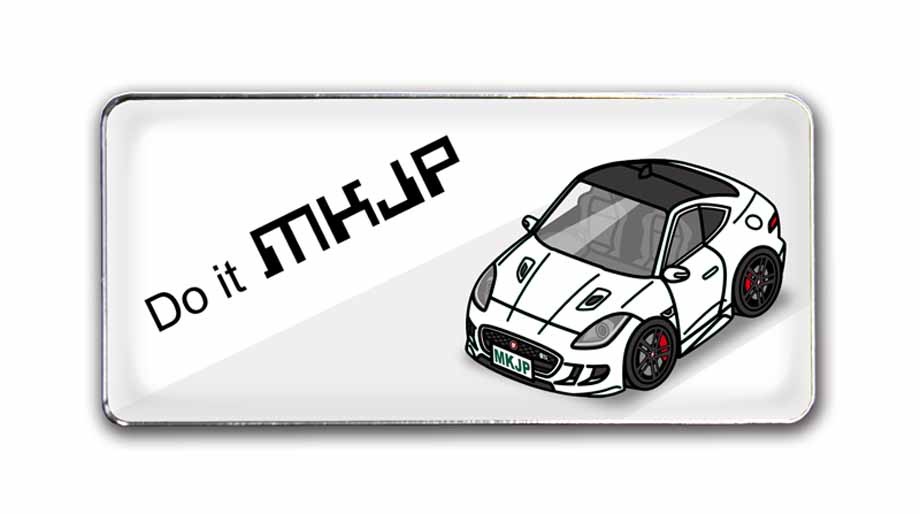 MKJP 車種別エンブレム 2個入り H25mm×W55mm 外車 ジャガー Fタイプ