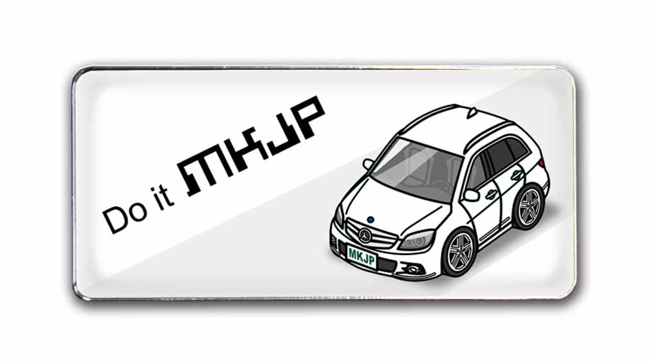 MKJP 車種別エンブレム 2個入り H25mm×W55mm 外車 メルセデス ベンツ C