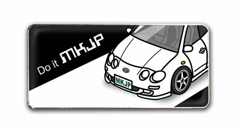 MKJP 車種別エンブレム 2個入り H25mm×W55mm トヨタ セリカ ST202 ゆう
