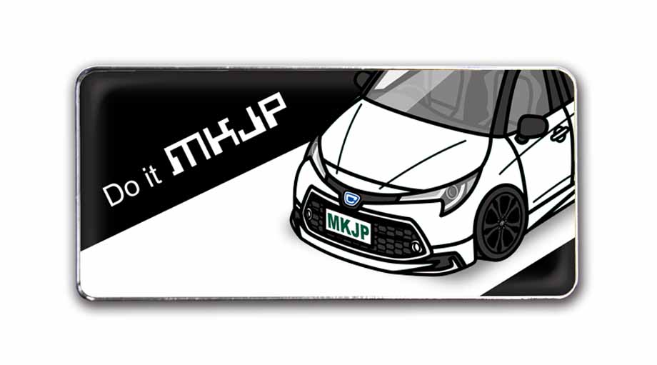 MKJP 車種別エンブレム 2個入り H25mm×W55mm トヨタ カローラ