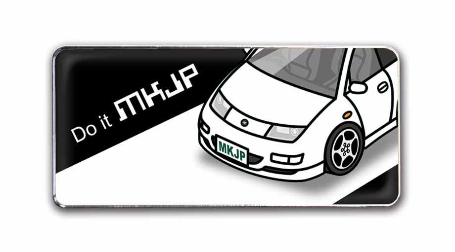 MKJP 車種別エンブレム 2個入り H25mm×W55mm ニッサン フェアレディZ 2