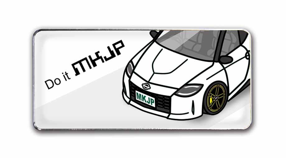 MKJP 車種別エンブレム 2個入り H25mm×W55mm ニッサン