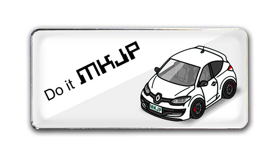 MKJP 車種別エンブレム 2個入り H25mm×W55mm 外車 ルノー