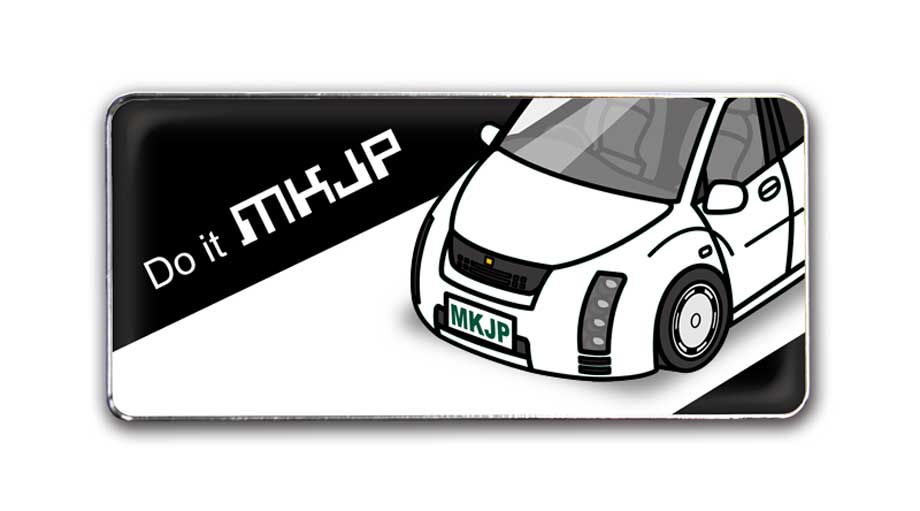 MKJP 車種別エンブレム 2個入り H25mm×W55mm トヨタ WiLL