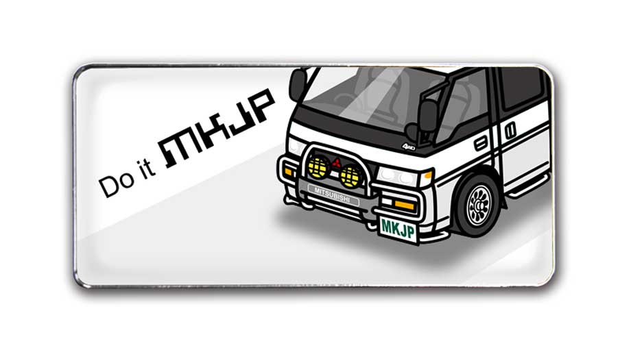 MKJP 車種別エンブレム 2個入り H25mm×W55mm ミツビシ デリカ スター