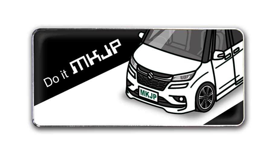 MKJP 車種別エンブレム 2個入り H25mm×W55mm スズキ ソリオ