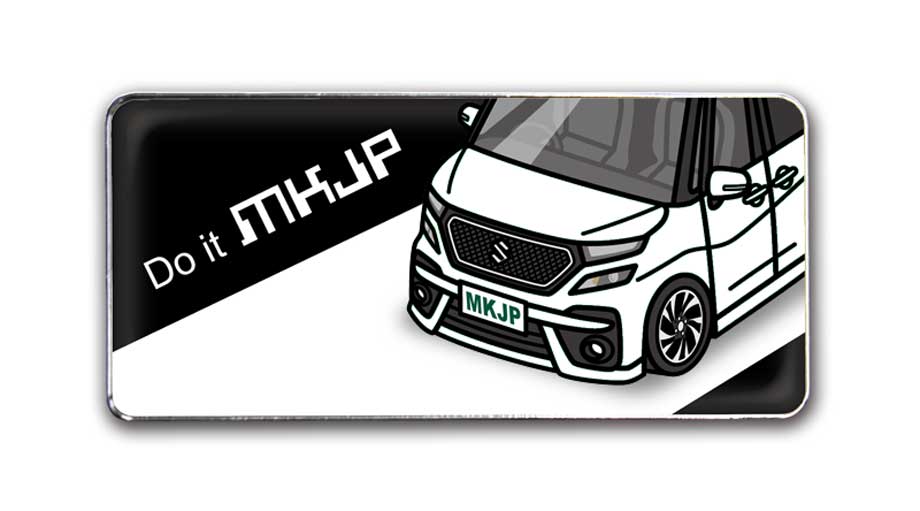 MKJP 車種別エンブレム 2個入り H25mm×W55mm スズキ ソリオ