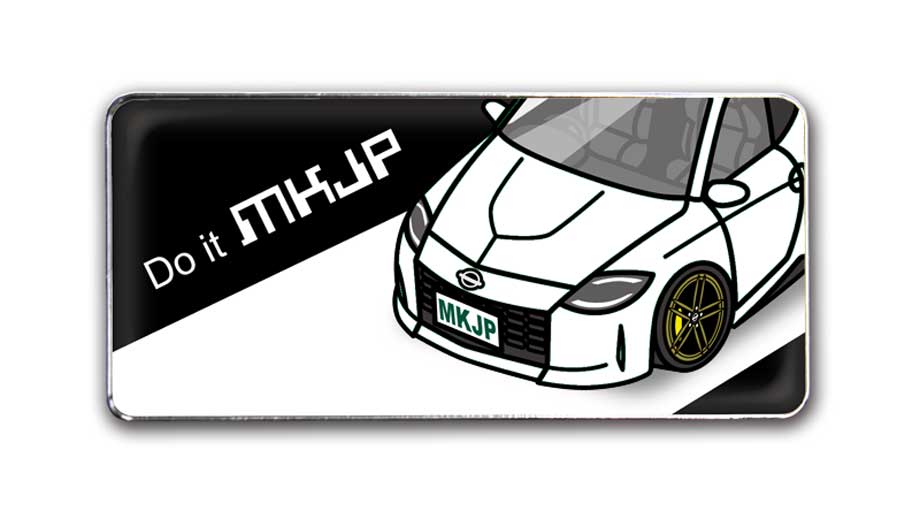 MKJP 車種別エンブレム 2個入り H25mm×W55mm ニッサン フェアレディZ