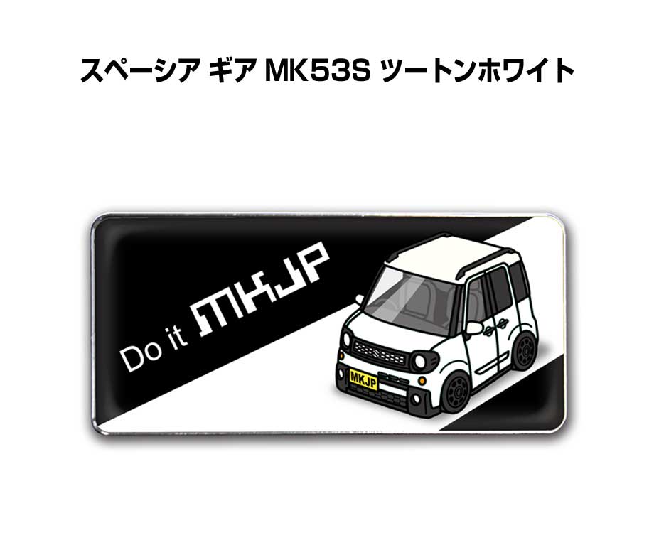 MKJP イラストA5 フレーム付き スズキ スペーシア ギア MK53S ツートン