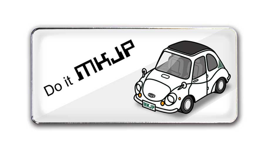 MKJP 車種別エンブレム 2個入り H25mm×W55mm スバル 360 K111／212