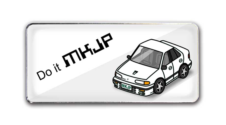 MKJP 車種別エンブレム 2個入り H25mm×W55mm いすゞ ジェミニ