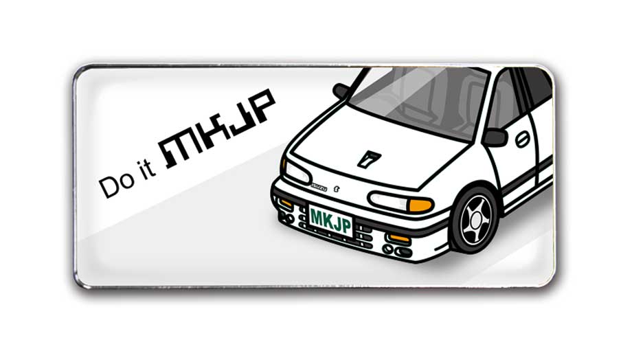 MKJP 車種別エンブレム 2個入り H25mm×W55mm いすゞ ジェミニ