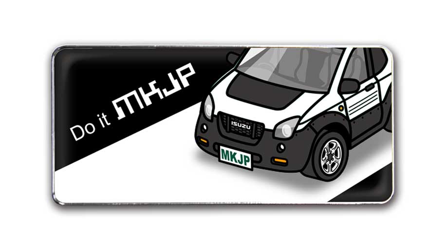 MKJP 車種別エンブレム 2個入り H25mm×W55mm いすゞ ビークロス E