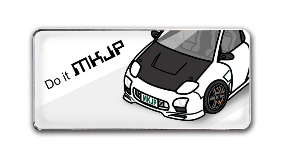 MKJP 車種別エンブレム 2個入り H25mm×W55mm マツダ RX-7 FD3S