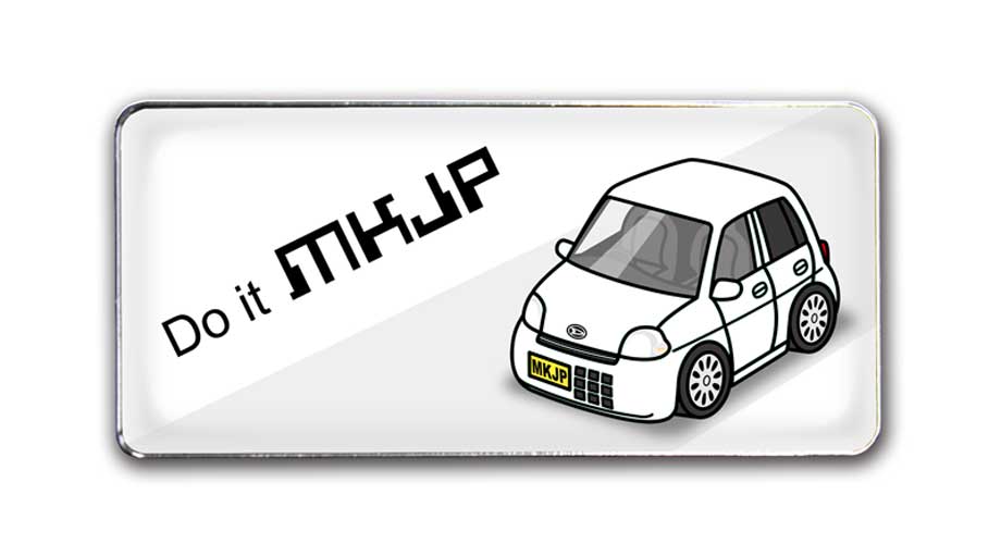 MKJP 車種別エンブレム 2個入り H25mm×W55mm ダイハツ エッセ L235S