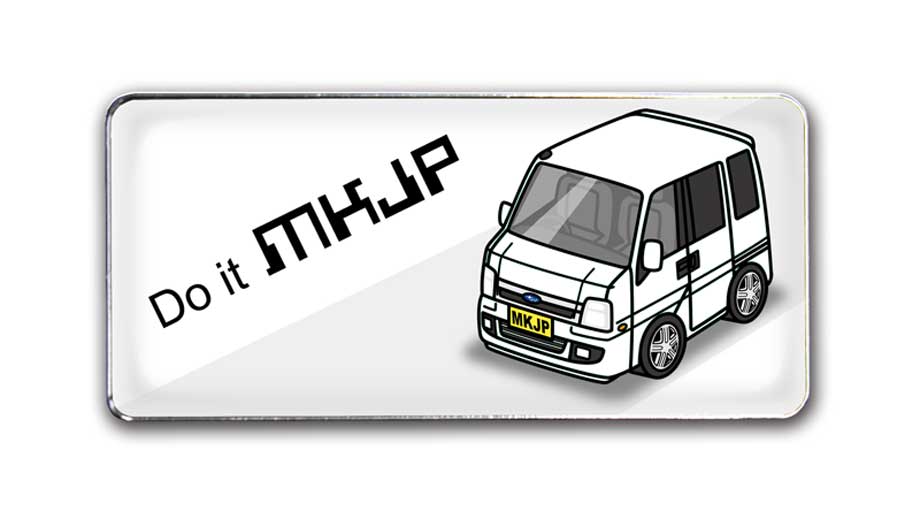 MKJP 車種別エンブレム 2個入り H25mm×W55mm スバル サンバーディアス