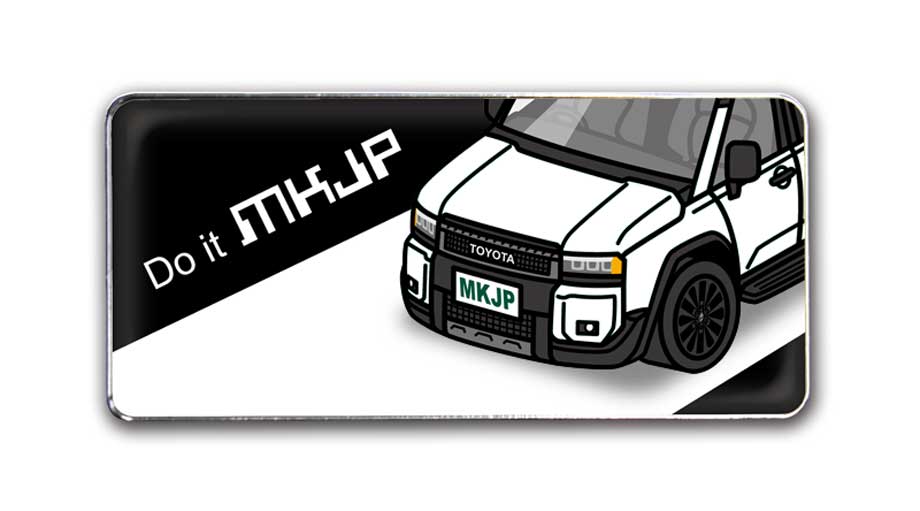 MKJP 車種別エンブレム 2個入り H25mm×W55mm ランドクルーザー 250