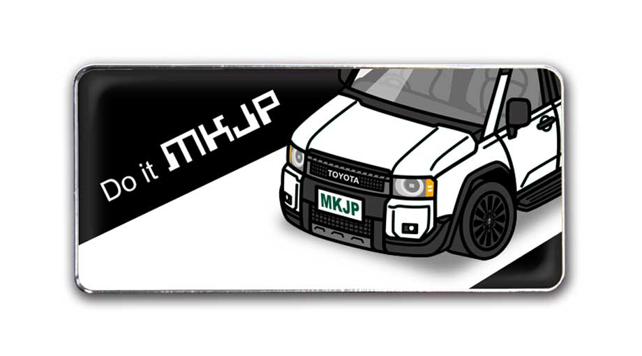MKJP 車種別エンブレム 2個入り H25mm×W55mm ランドクルーザー 250