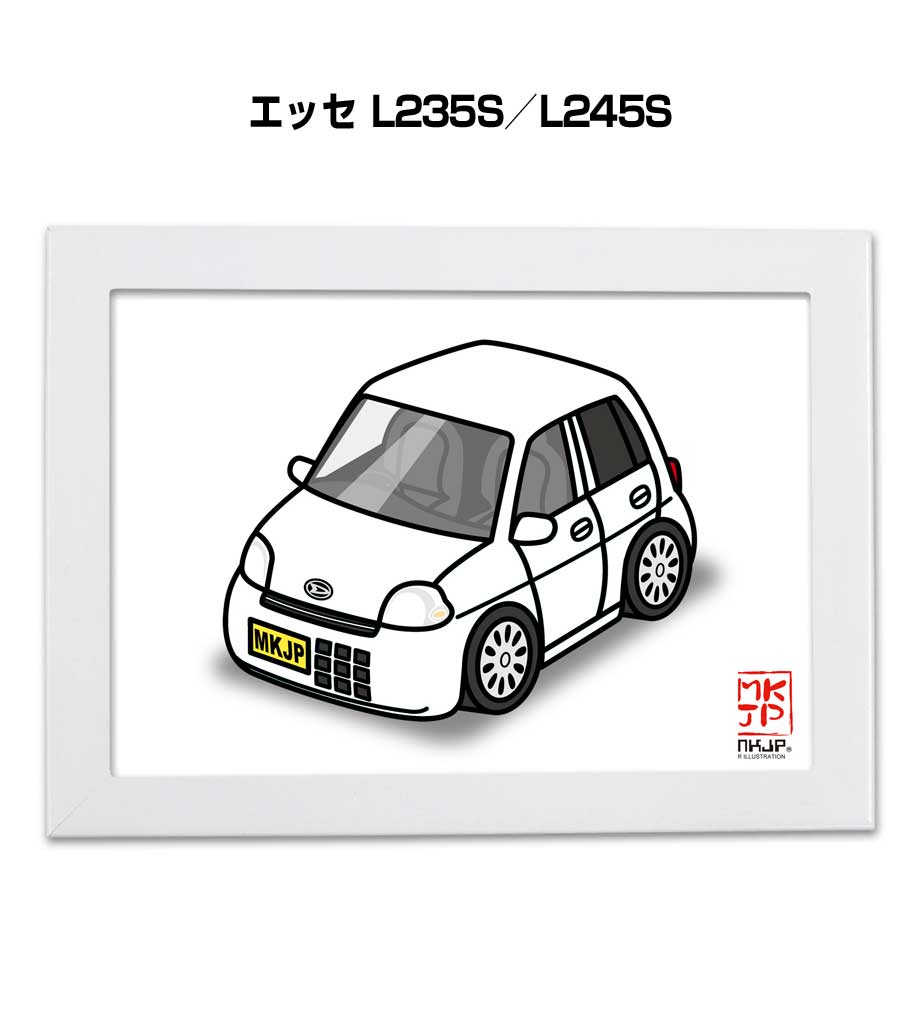 MKJP イラストA5 フレーム付き ダイハツ エッセ L235S／L245S ゆう