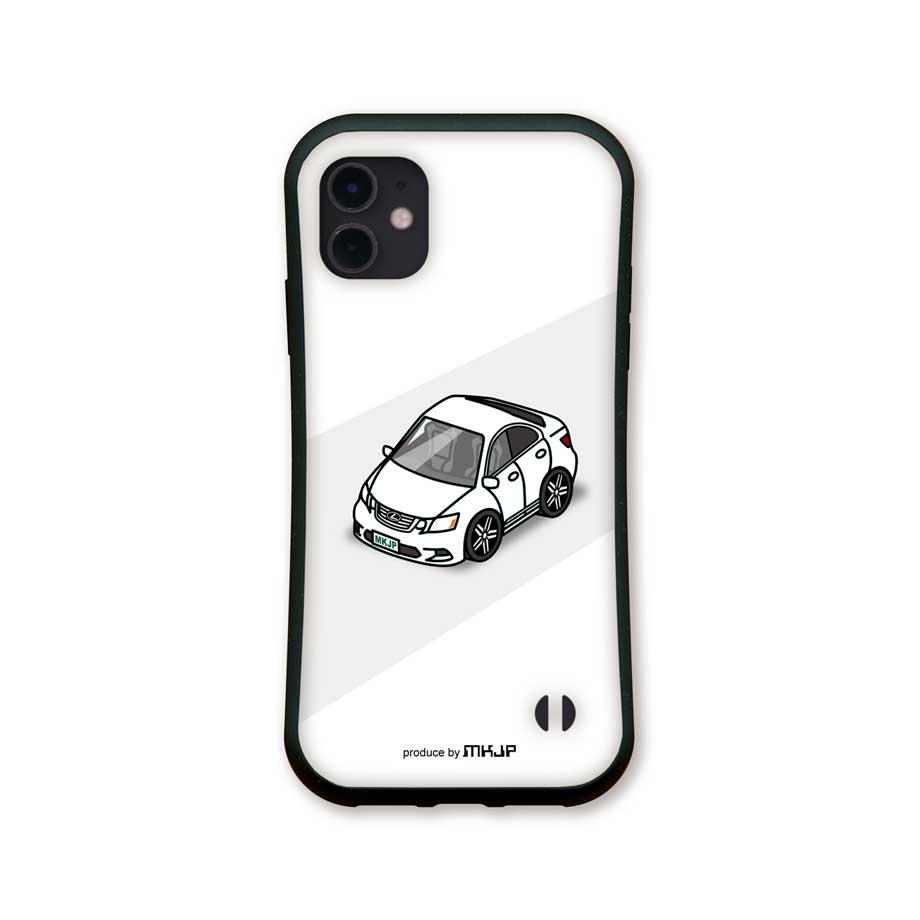 iPhoneグリップケース iPhone各種 車好き レクサス GS GRS190 UZS190