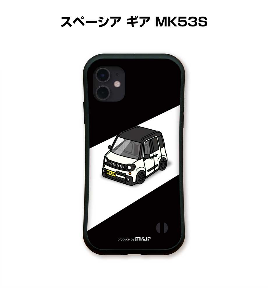 グリップケース スマホケース iPhone15 iPhone14 iPhone13 車好き 祝い 